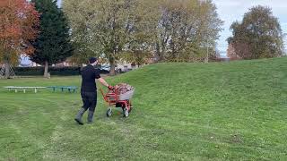 Sherpa Power Barrow (SPB-500) Working Uphill by Sherpa Tools 18 views 2 months ago 1 minute, 8 seconds