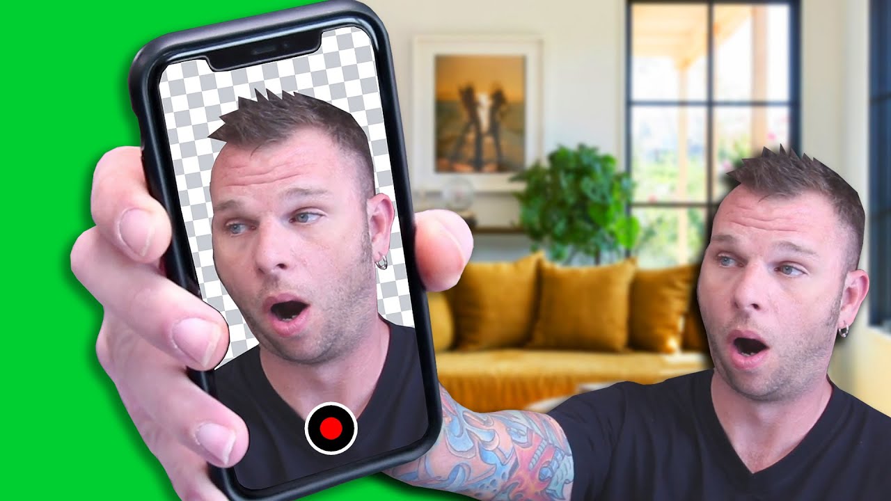 How To Remove Video Background Without Green Screen on iPhone - YouTube