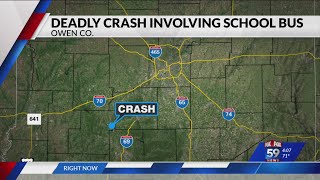 Deadly Owen County crash involving school bus