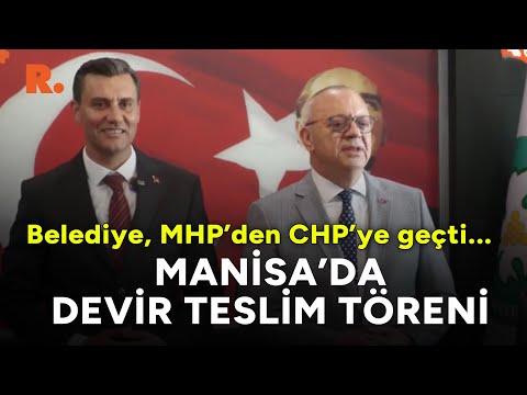 Manisa Büyükşehir Belediyesi'nde devir teslim töreni