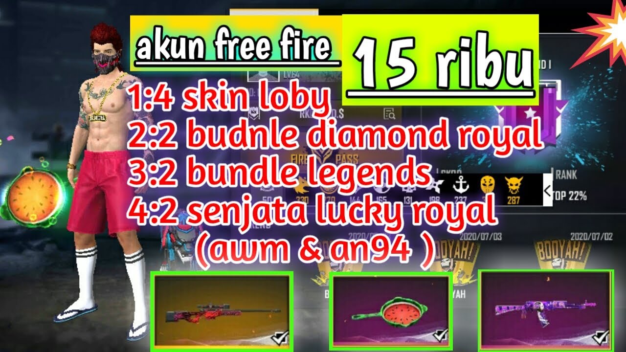 Jual Akun Ff Part 1 Harga 15k Segera Order Dan Sultan Gan