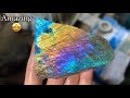 Labradorite rough slicesgorgeous multiple colour labradorite f a gems 