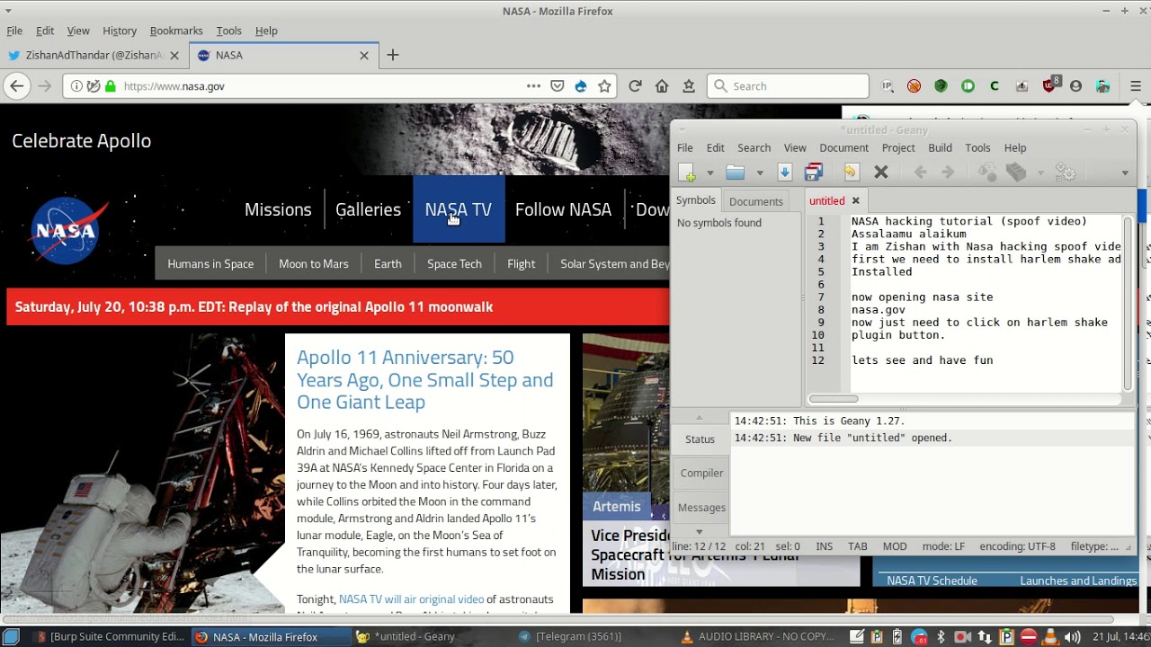 Tutorial: (Funny) How to hack NASA website with just some simple steps ...