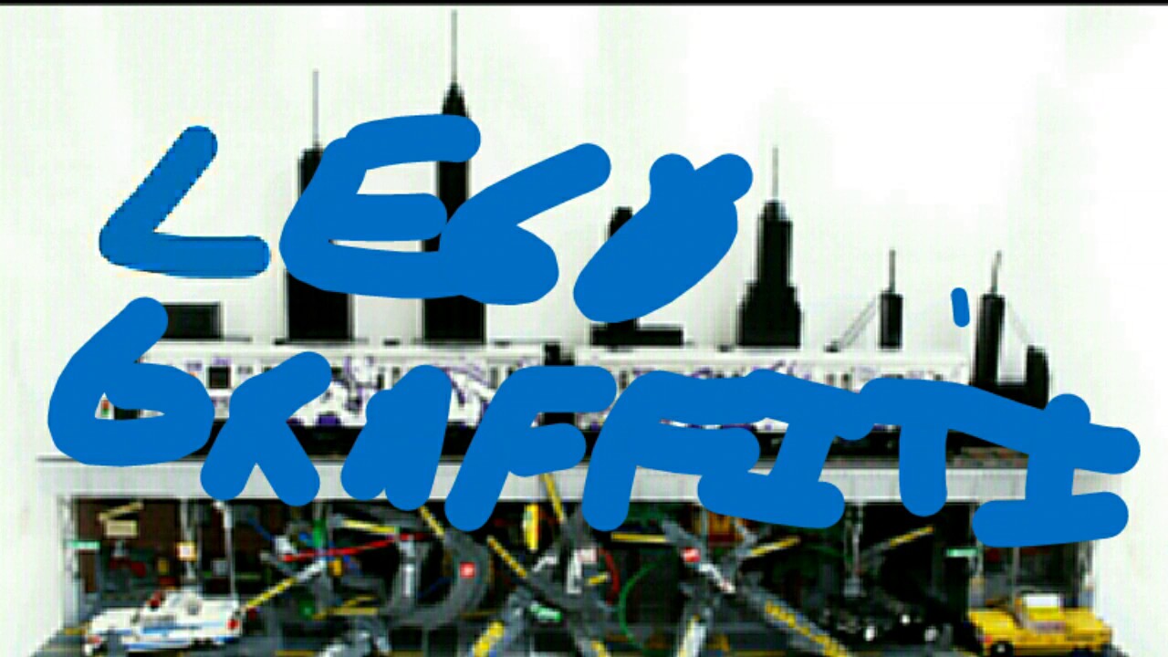 LEGO Graffiti Art with Sound and Music