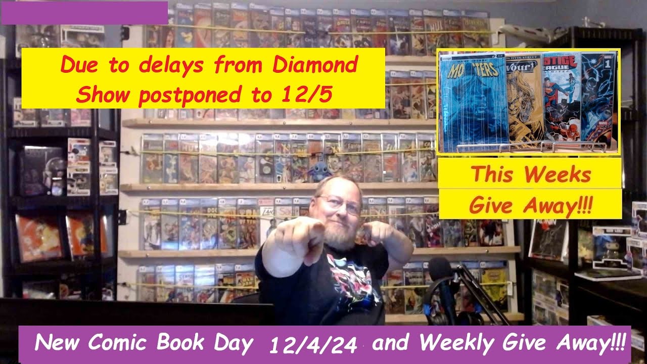 New Comic Book Day Dec 5th and Give Away!!! - YouTube
