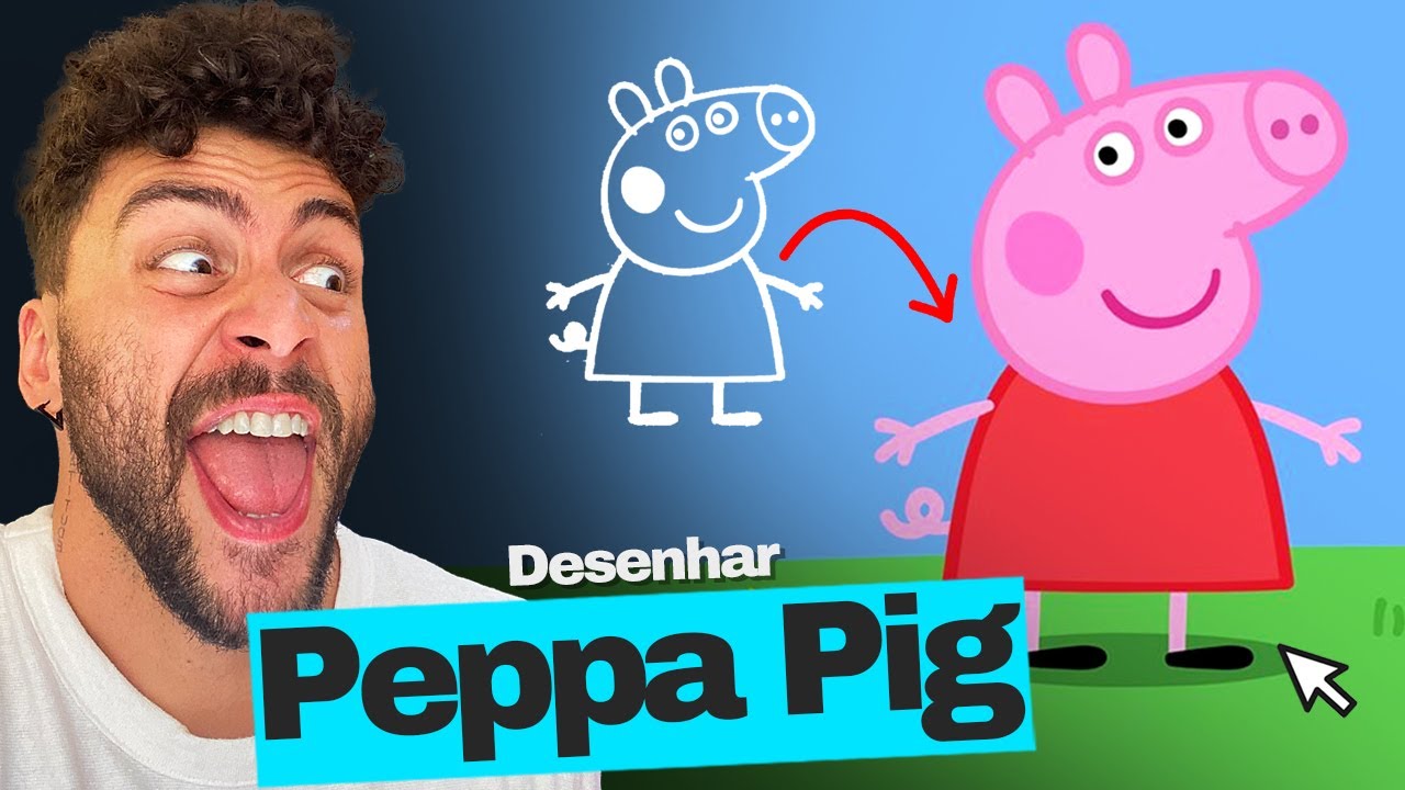 Como desenhar PEPPA PIG no Illustrator 