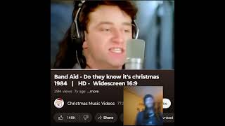 BANDAID- DO THEY KNOW IT'S CHRISTMAS?  THIS SONG PROVIDED RELIEF  💜🖤 INDEPENDENT ARTIST REACTS