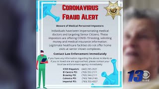 Imperial Valley seniors targeted by fraudulent coronavirus tests