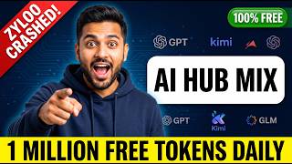 Zyloo's Free Kimi K3 CRASHED! Here's 1 Million FREE AI Tokens Daily (GPT-5.5, GLM 5.2)