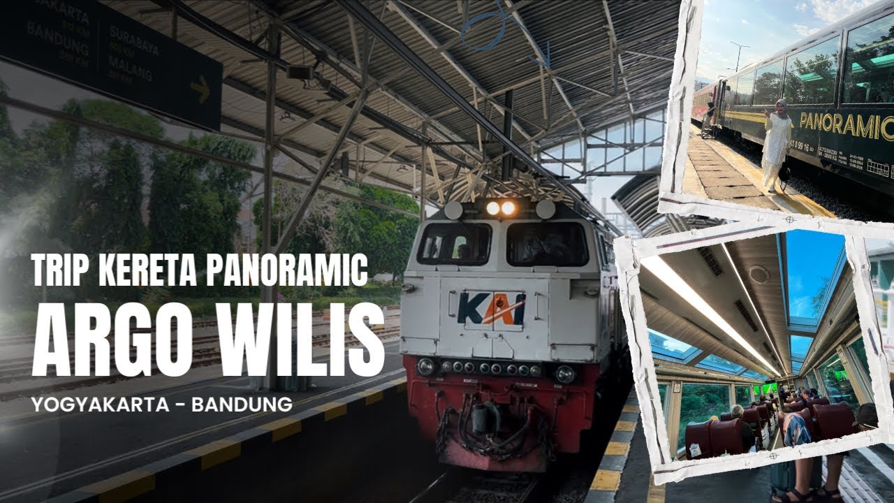 PERTAMA KALI NAIK KERETA PANORAMIC‼️TRIP KERETA ARGO WILIS PANORAMIC JOGJA - BANDUNG
