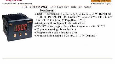 SELEC PROCESS INDICATOR PIC1000N PROCESS INDICATOR