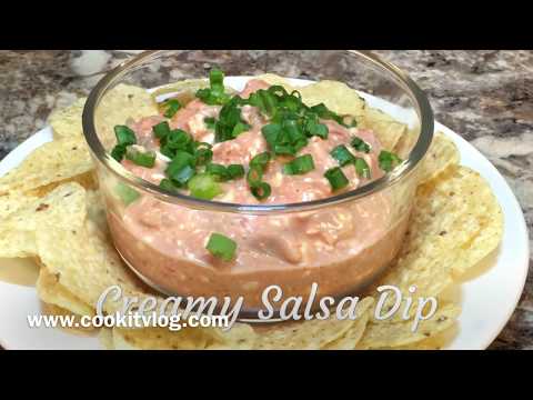 Creamy Salsa Chip Dip Recipe