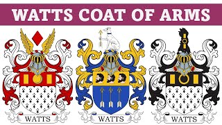 Watts Coat of Arms & Family Crest - Symbols, Bearers, History
