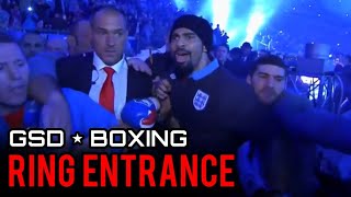 CRAZY! DAVID HAYE RING ENTRANCE VS WLADIMIR KLITSCHKO