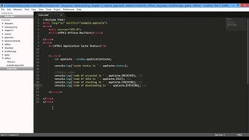 03  HTML5 Offline Cache   Cache Status   API 720p