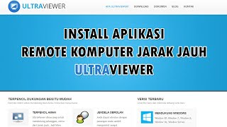Cara Install Aplikasi Remote Komputer Jarak Jauh  Ultraviewer