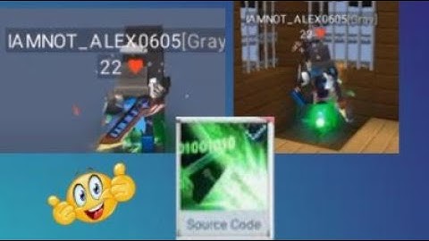 Playing with New Free Source Code Footprint in BedWars [BlockmanGo]