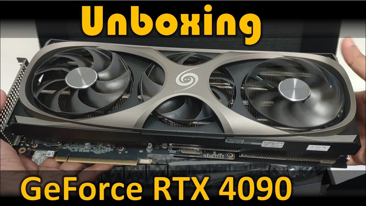 GeForce RTX 4090 HURRICANE 24G Graphic Card Unboxing - YouTube