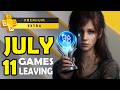 PS Plus Extra & Premium Games July 2026 - Last Chance to Play + Platinum Difficulty & Time