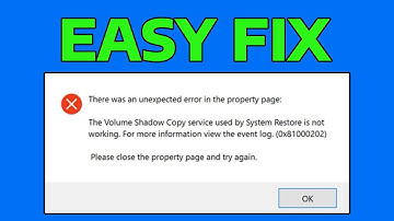 How To Fix Volume Shadow Copy Service Error 0x81000202 or 0x81000203