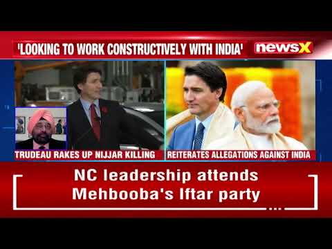 Trudeau Rakes Up Nijjar Killing | 'Looking to Work Constructively With India' | NewsX - NEWSXLIVE