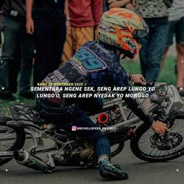 Story wa drag bike racing