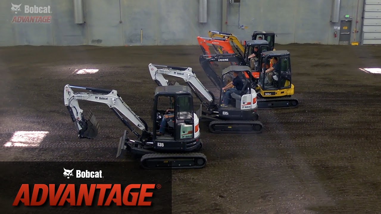 Bobcat Excavator Size Chart