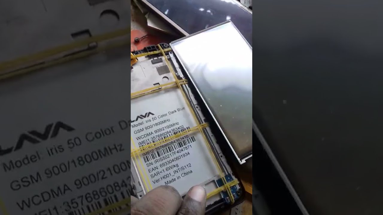 Lava Iris 50 touch display lagana