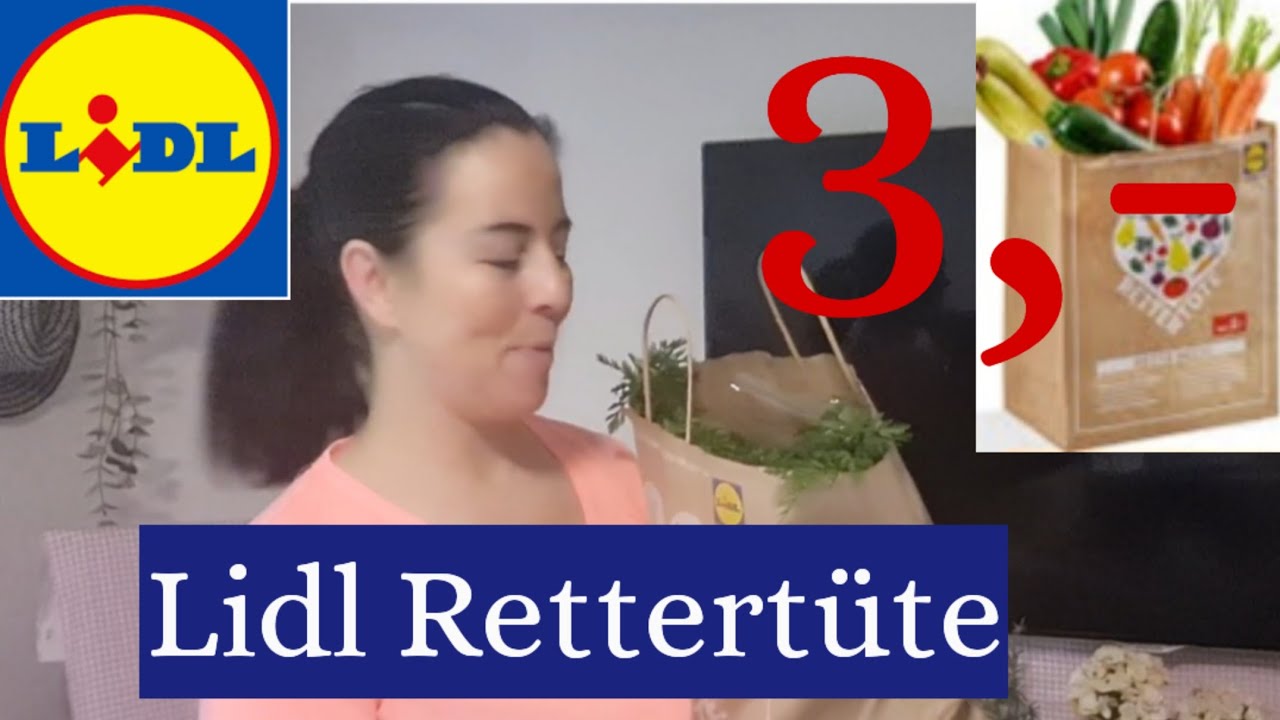 Ach wie schön ich habe wieder eine Lidl Rettertüte🍄🌶/ dieses mal gut gefüllt