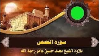 تلاوة القارئ محمد حسين عامر القصص