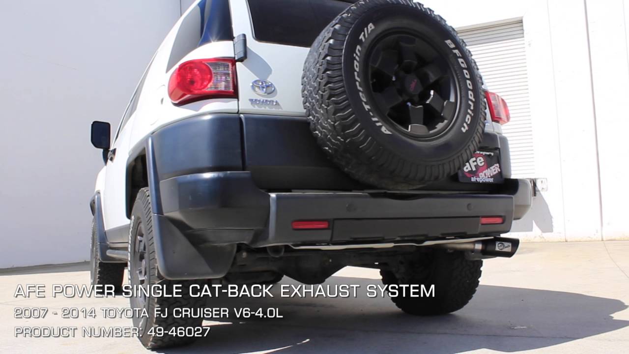 Afe Power 07 14 Toyota Fj Cruiser V6 4 0l Cat Back Exhaust Systems