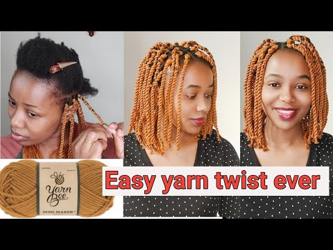 🔥HOW TO; DIY YARN TWIST STEP BY STEP/BEGINNERS FRIENDLY - YouTube