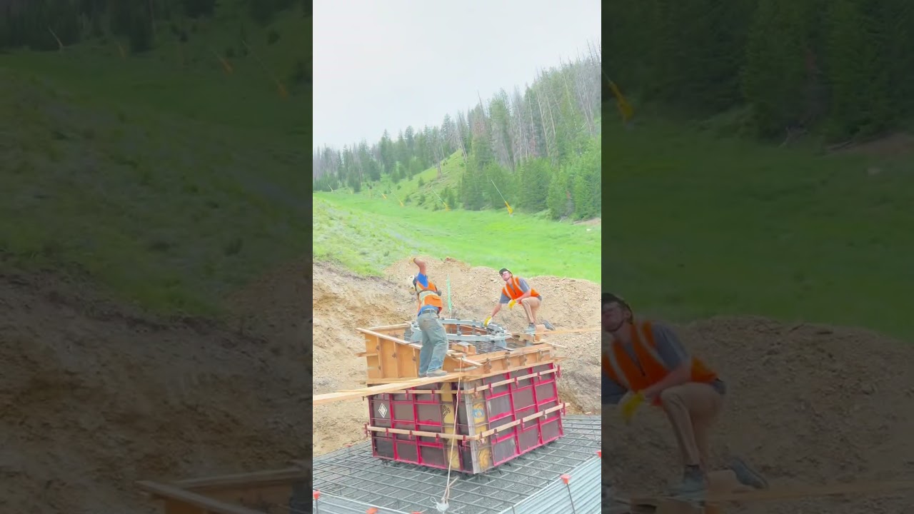 180 yards of concrete on top of bald mountain  