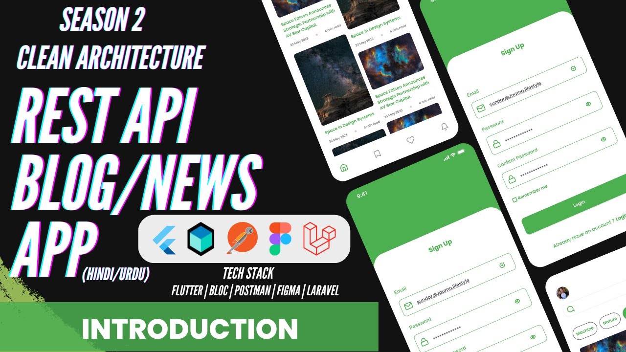 Season 2 - Introduction || REST API Blog App using Bloc with Clean ...