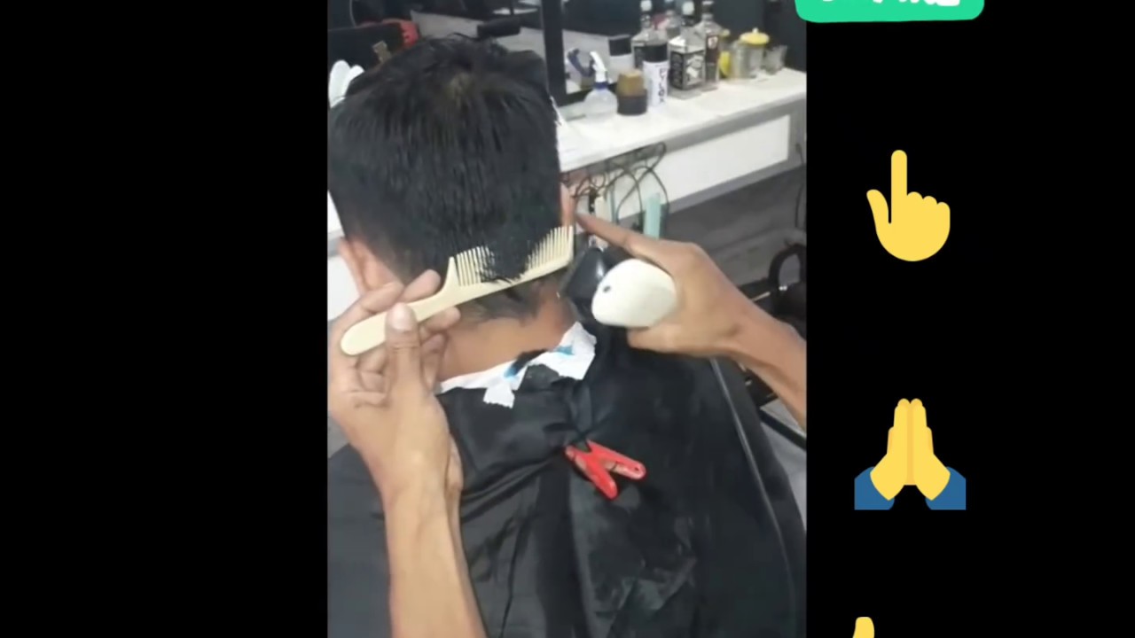 low ander cut kursus  potong  rambut  pria YouTube