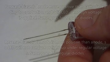 Learn electronics quick video series tutorials 4 LED introduction and important terminology