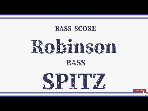 【Spitz】ベーススコア『ロビンソン』 BASS SCORE