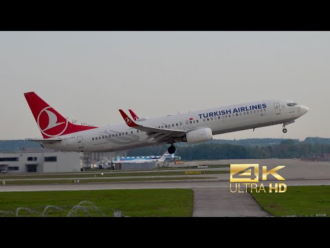 Boeing 737-9F2/ER from Turkish Airlines TC-JYA departure at Munich Airport MUC EDDM