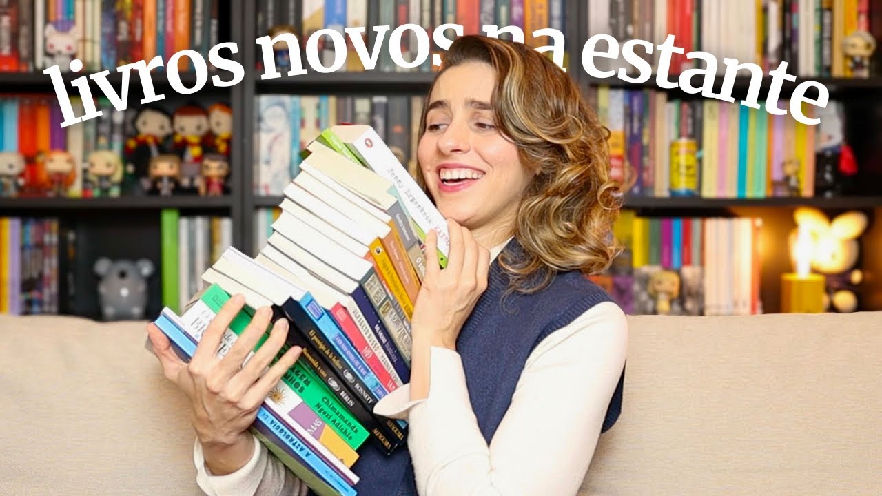 Alguns meses de ✨ recebidos ✨ acumulados // livros novos na estante!