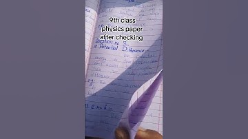 class 9 physics paper checking Lahore board