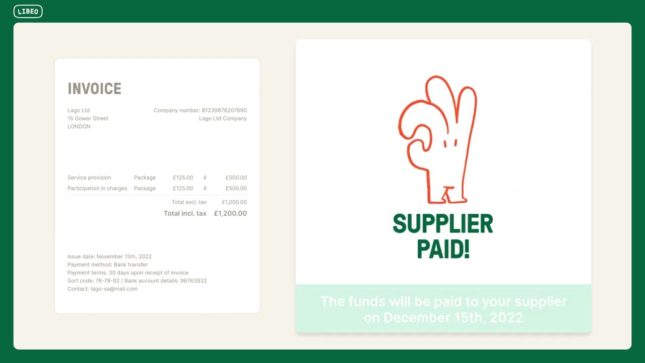 Pay your suppliers easily with Libeo