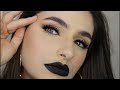 DESAFIO DE MAKE TUTORIAL: Batom Preto por Tainara Reis