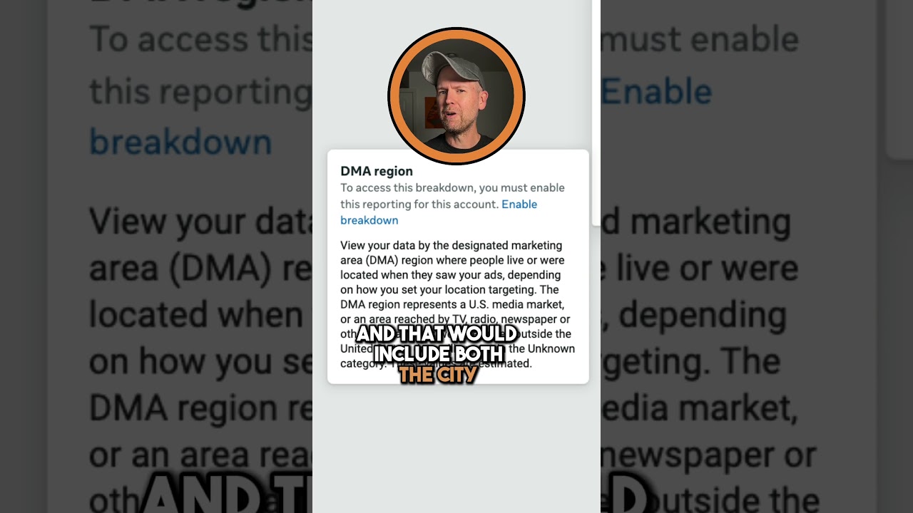 DMA Region and Comscore Markets Geographic Breakdowns