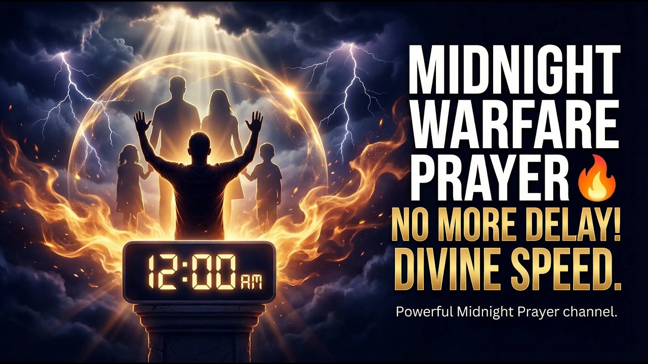 Midnight Warfare Prayer for Family Protection, Breakthrough & Divine Speed #warfareprayer