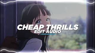 Cheap thrills - sia ft. Sean paul [edit audio]