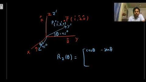 Rotational matrix in three dimensional | csir net | POTENTIAL G