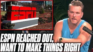 Pat McAfee Says ESPN Wants To Repair Their Relationship…