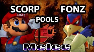 Pound V.5 - Mango (Mario) Vs. Fonz (Falco) - Pools screenshot 5