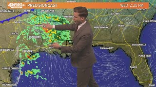 New Orleans Weather: Strong cold front brings a rainy Thursday morning