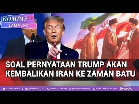 Soroti soal Pernyataan Trump yang Akan Kembalikan Iran ke Zaman Batu,Ini Respons Dosen HI Unpad